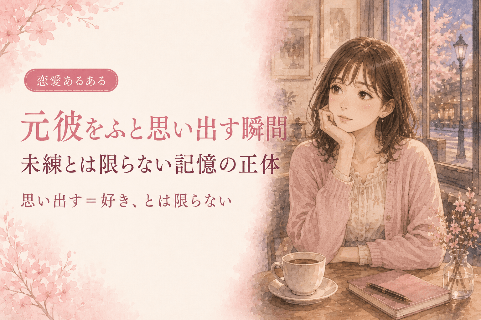 元彼をふと思い出す瞬間|未練とは限らない記憶の正体