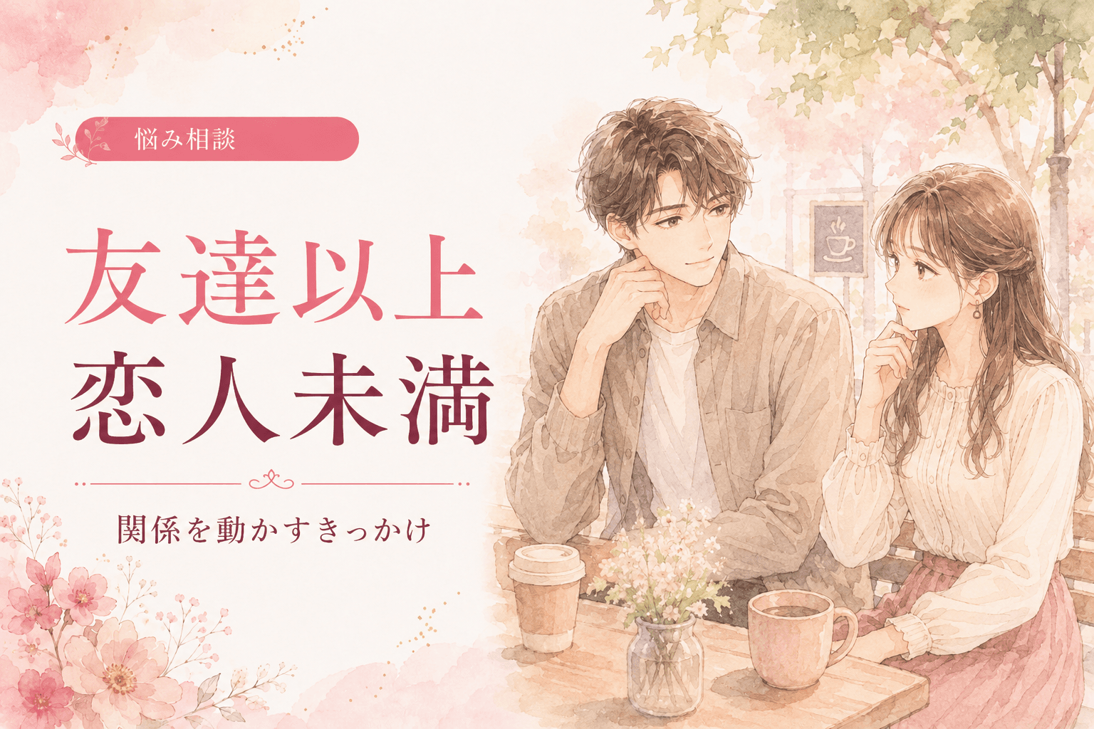 友達以上恋人未満から進めたい|関係を動かすきっかけの作り方