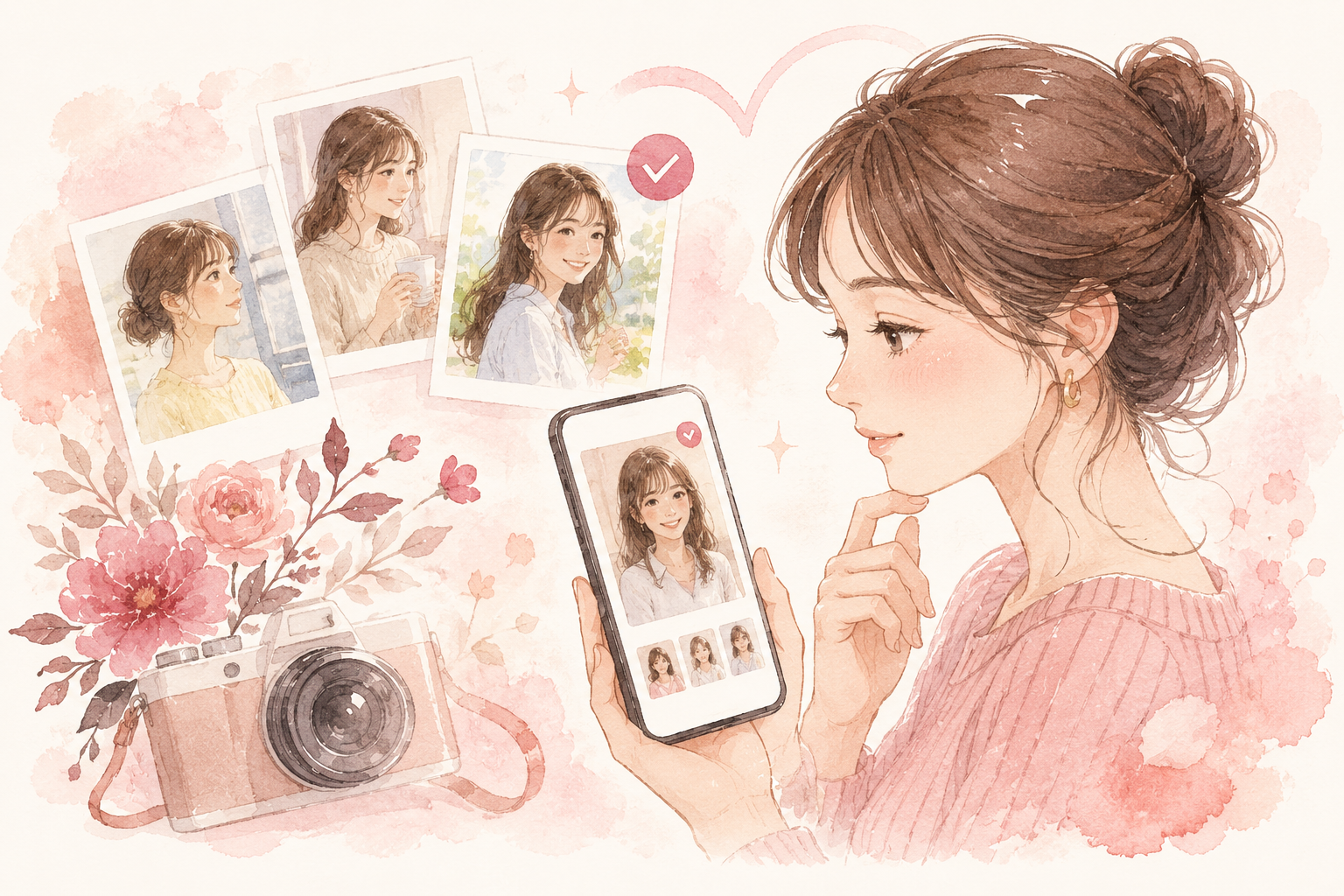 マッチングアプリのプロフィール写真のコツ|いいねが増える撮り方・選び方