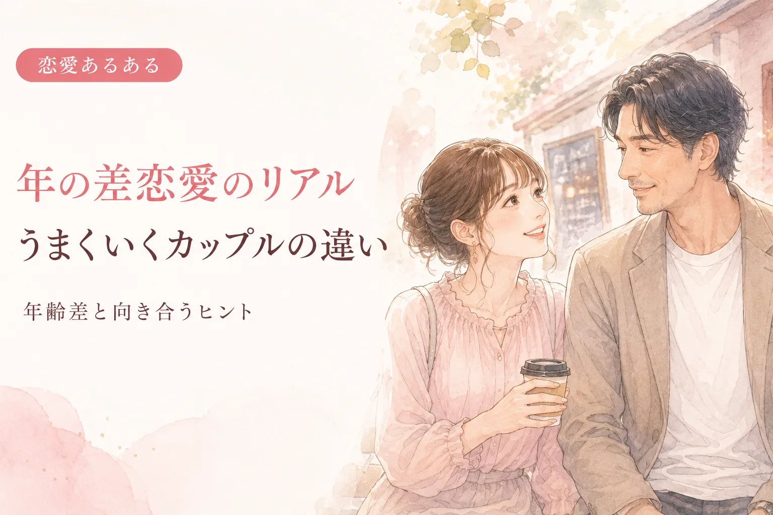 年の差恋愛のリアル|うまくいくカップルとすれ違うカップルの違い