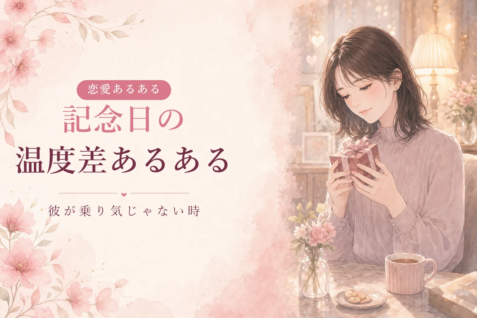 記念日・誕生日の温度差あるある|彼が乗り気じゃない時の考え方