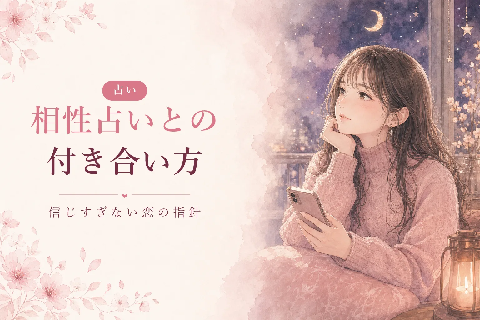 相性占い(星座・血液型)との上手な付き合い方|信じすぎない恋の指針
