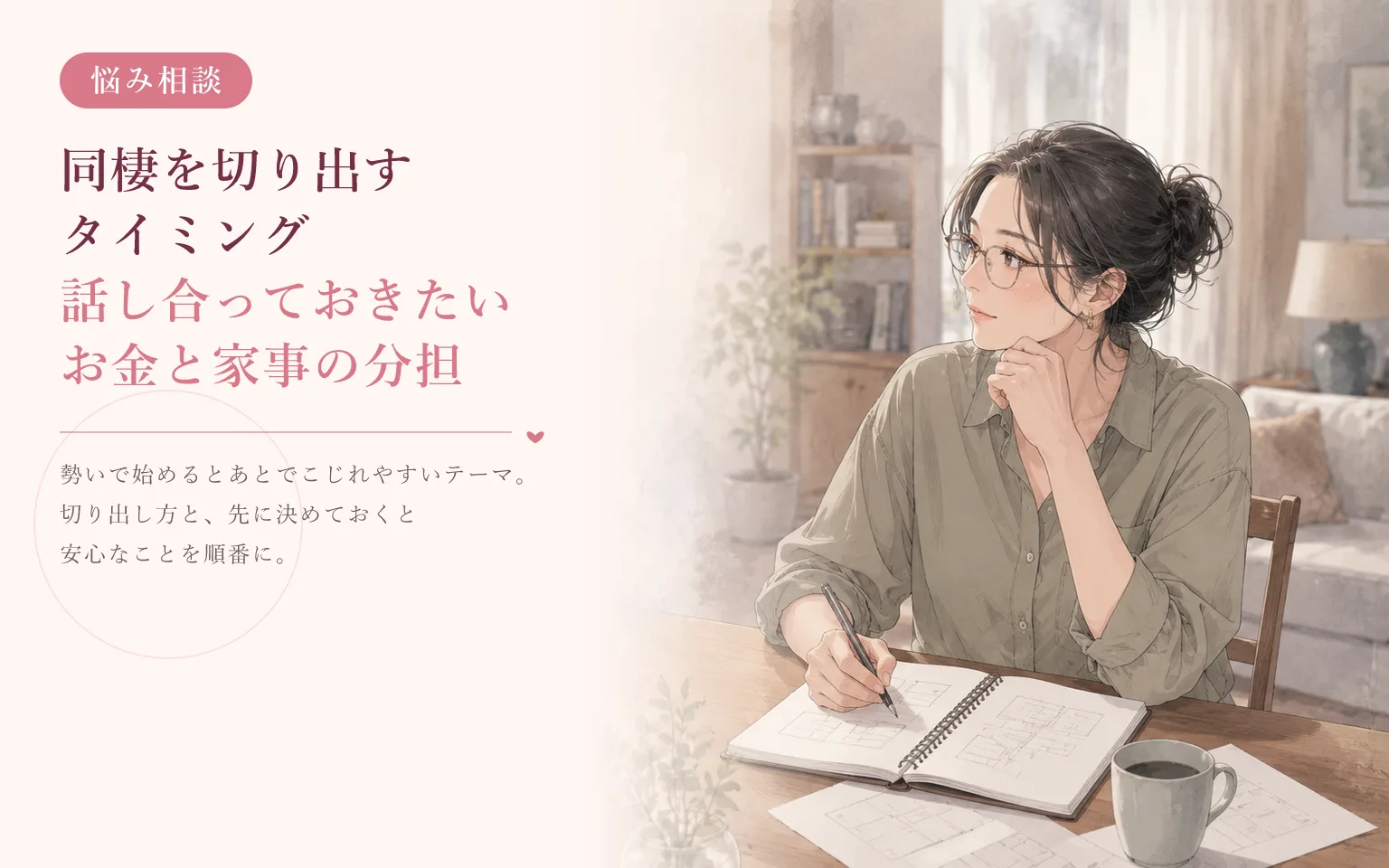 同棲を切り出すタイミング|話し合っておきたいお金と家事の分担