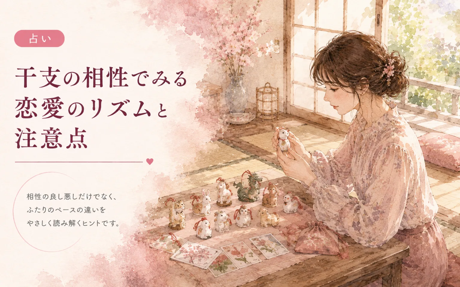 干支の相性でみる恋愛のリズムと注意点