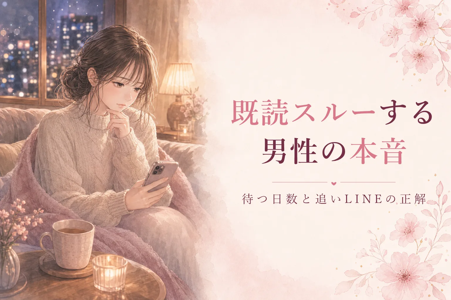 既読スルーする男性の本音|待つ日数と追いLINEの正解