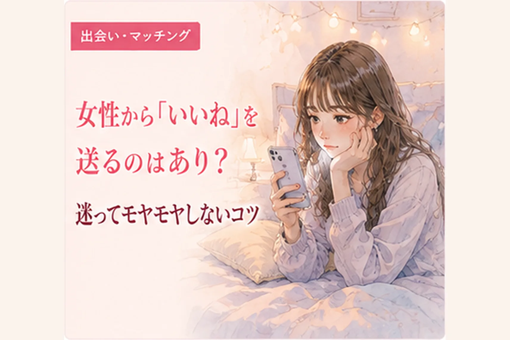 女性から「いいね」を送るのはあり?返ってきやすい送り方