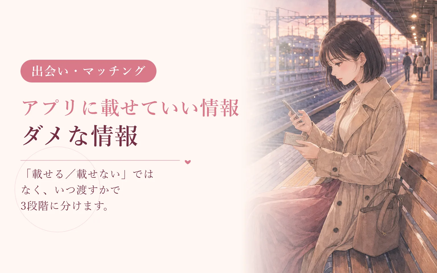 アプリに載せていい情報・ダメな情報の線引き