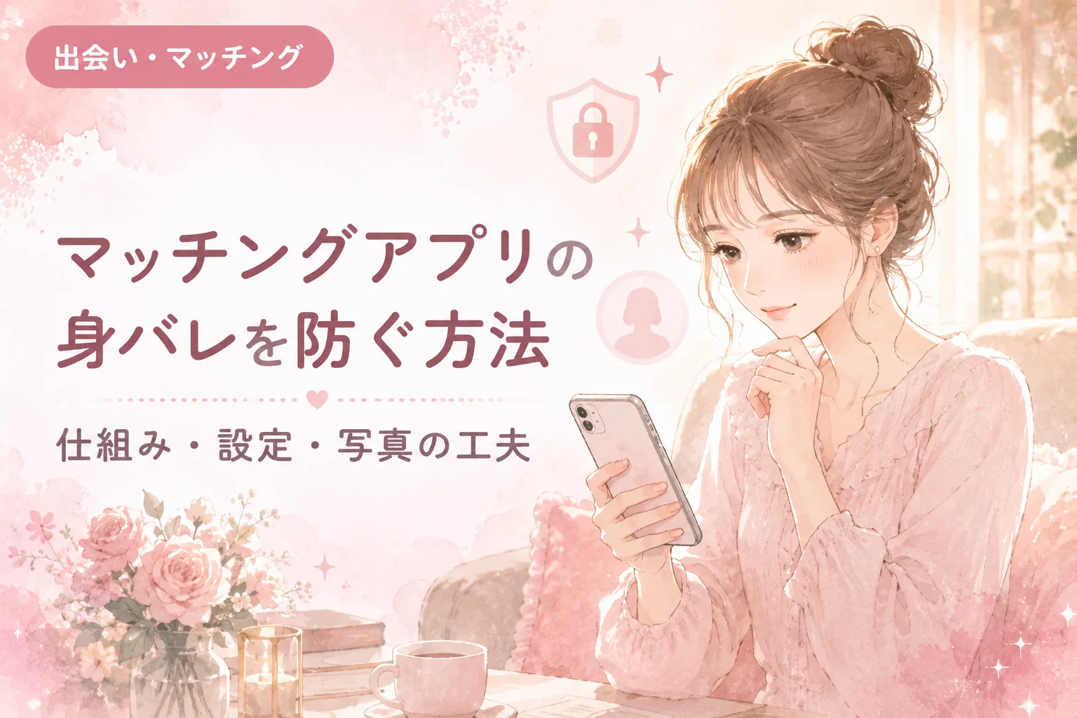 マッチングアプリの身バレを防ぐ方法|仕組み・設定・写真の工夫