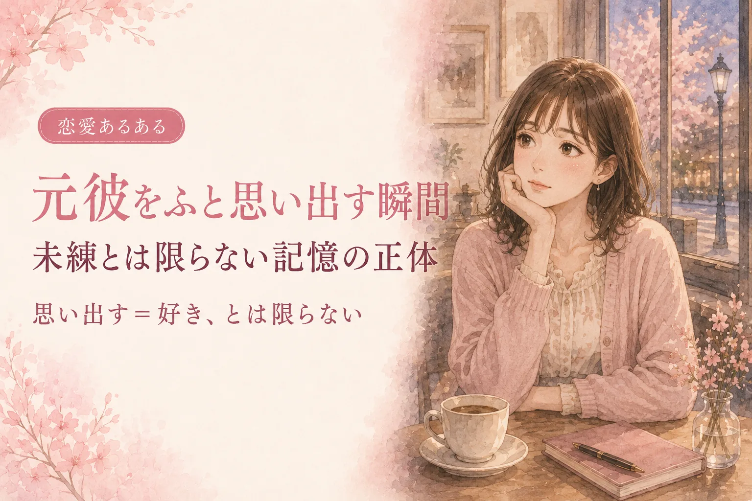 元彼をふと思い出す瞬間|未練とは限らない記憶の正体