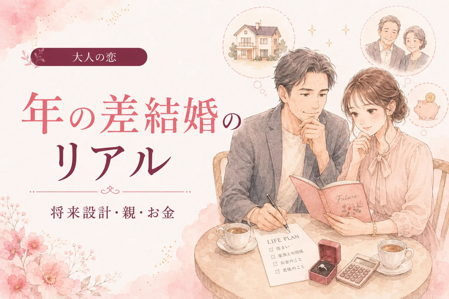 年の差結婚のリアル|将来設計・親・お金で後悔しないために