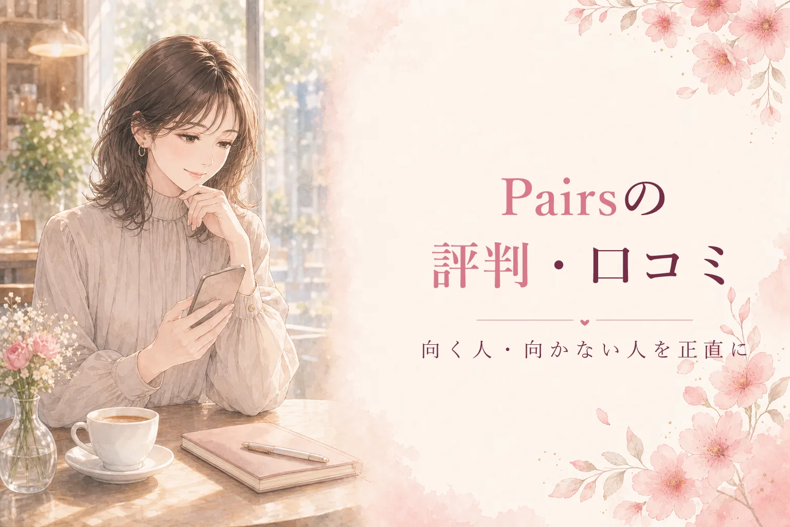 Pairsの評判・口コミ|向く人・向かない人を正直に