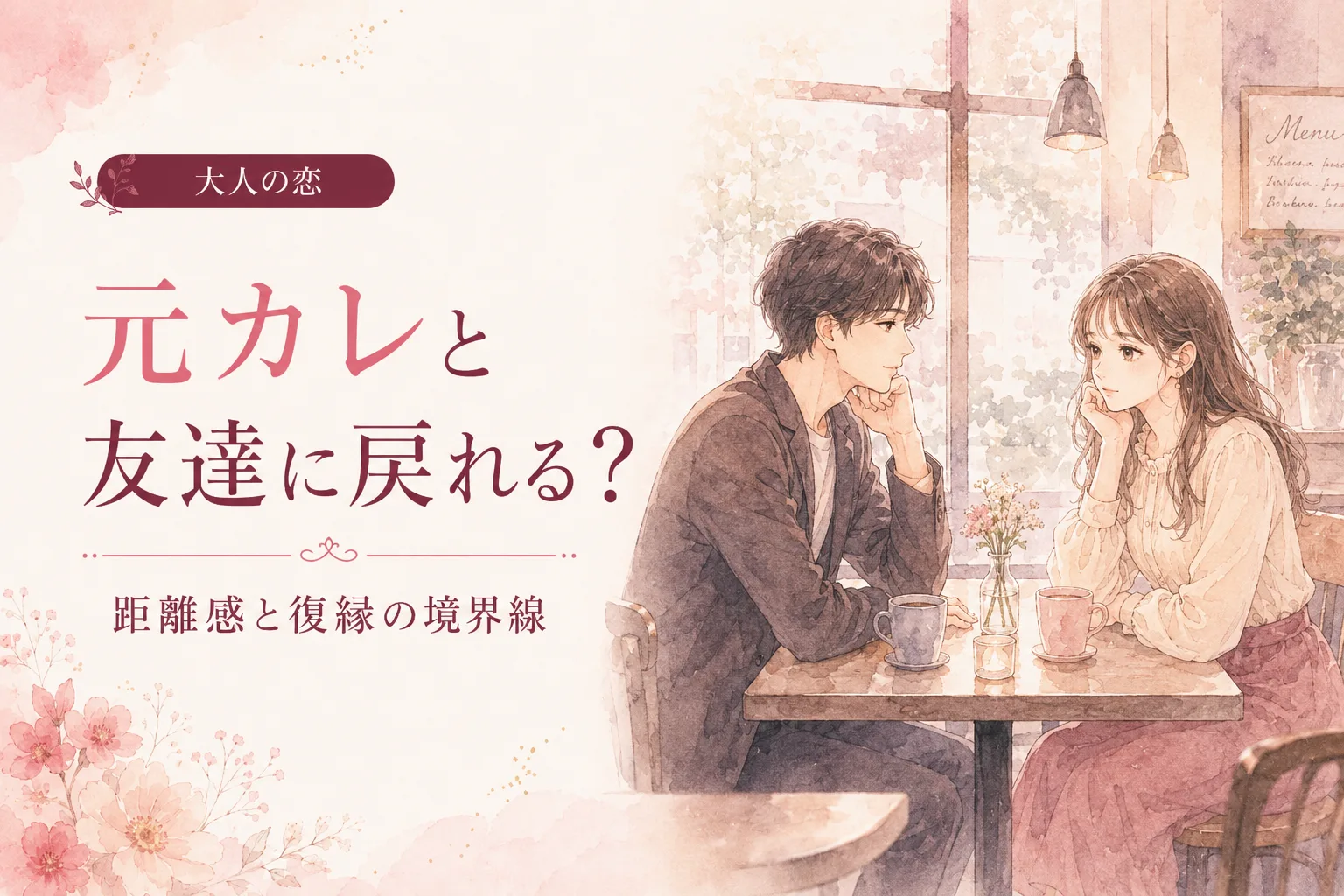 元カレと友達に戻れる?再会したときの距離感と復縁との境界線
