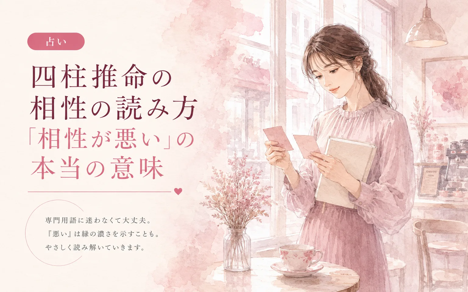 四柱推命の相性の読み方|「相性が悪い」の本当の意味