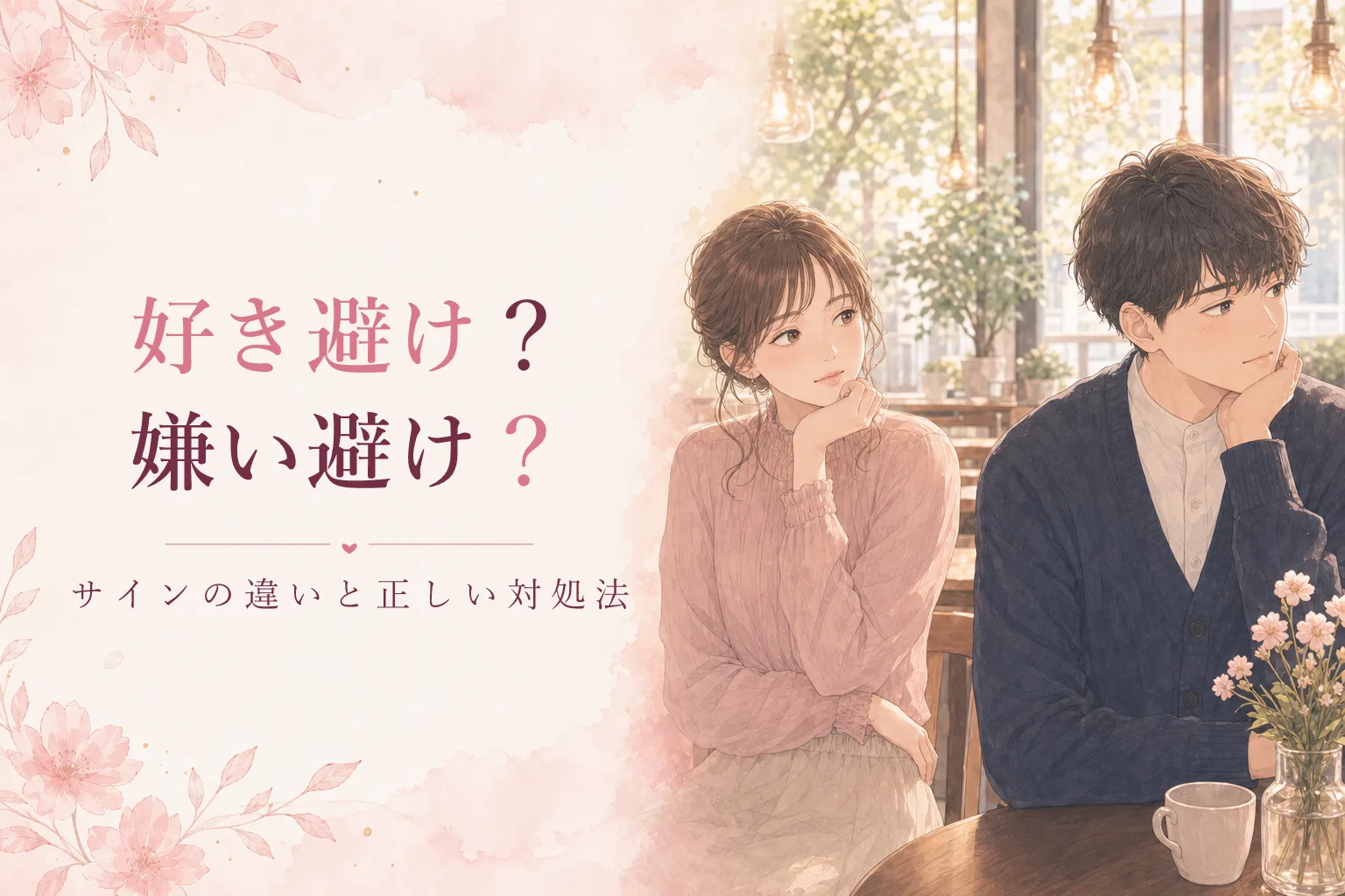好き避け?嫌い避け?サインの違いと正しい対処法