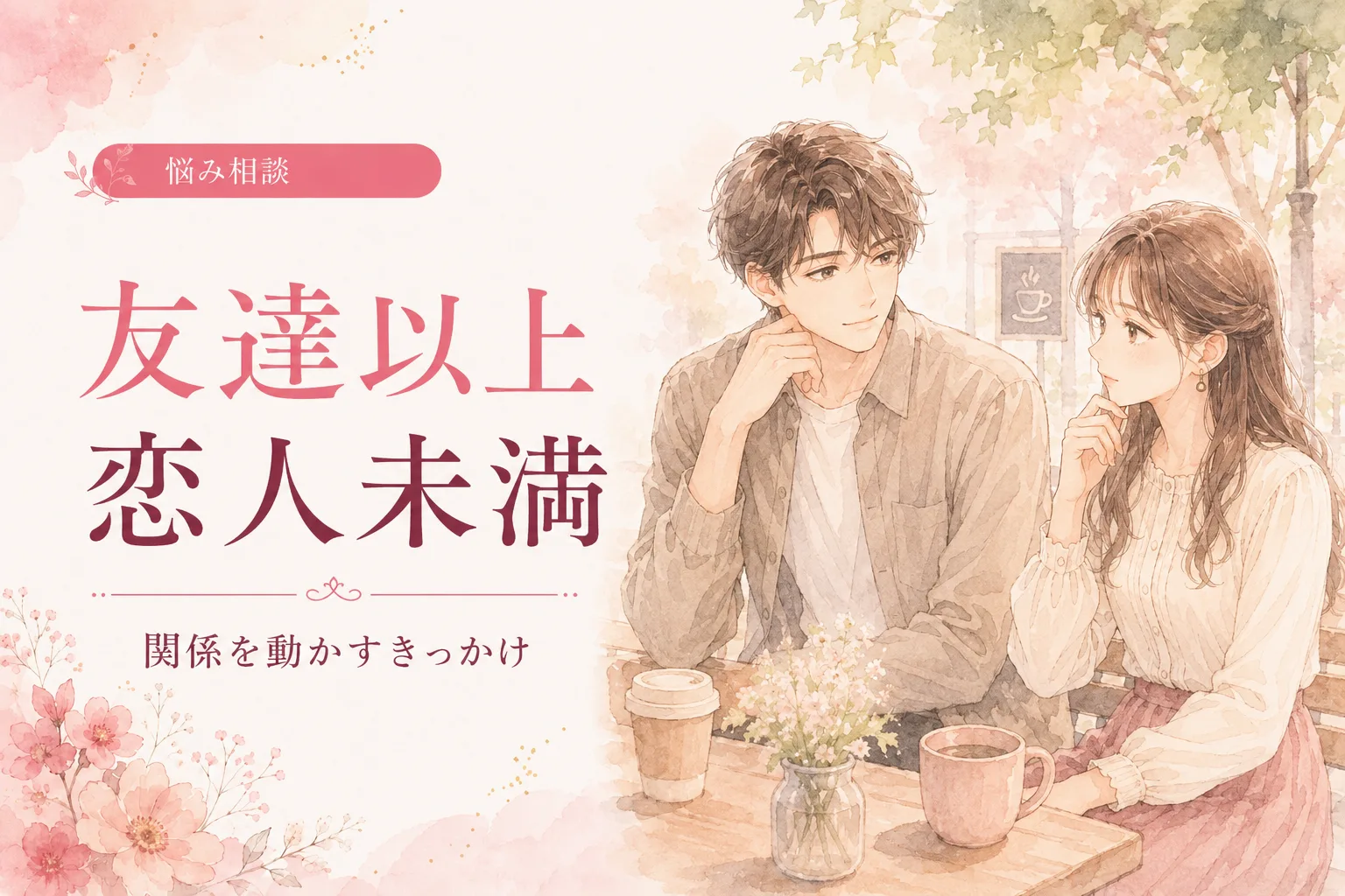 友達以上恋人未満から進めたい|関係を動かすきっかけの作り方