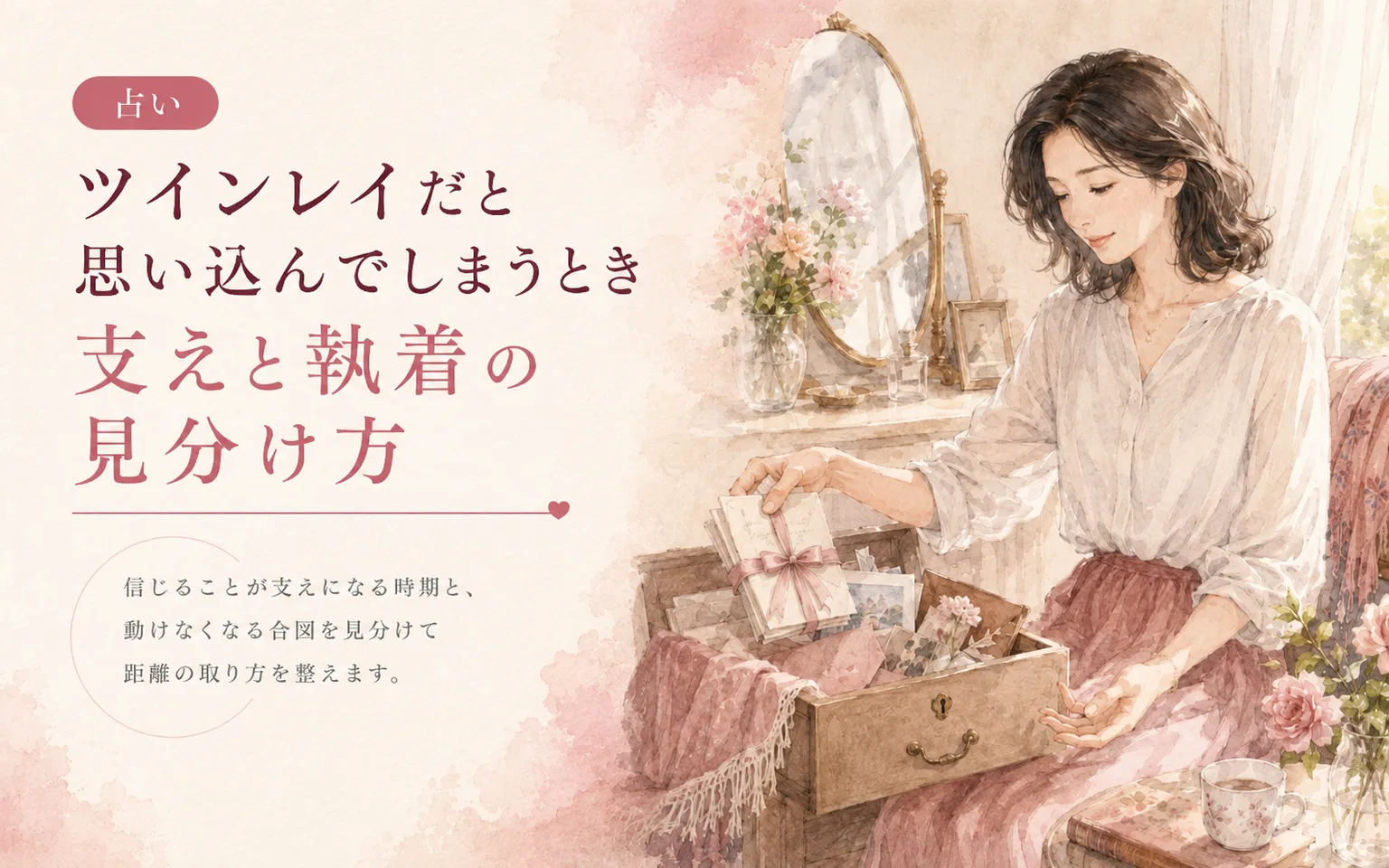 ツインレイだと思い込んでしまうとき|支えと執着の見分け方